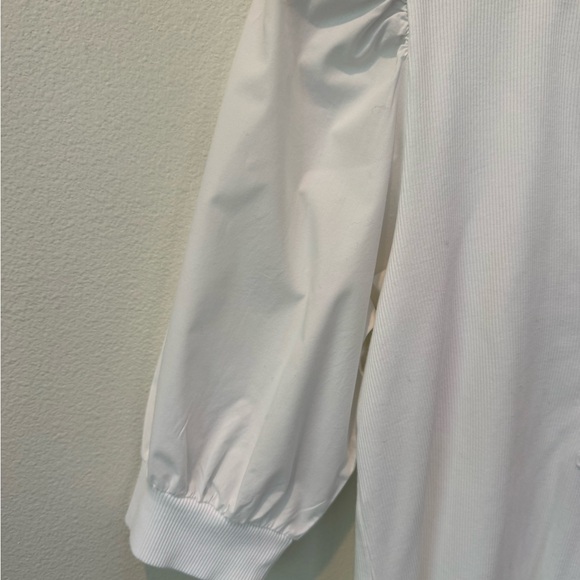 Veronica Beard Ivory Button-Front Blouse - Picture 3 of 5